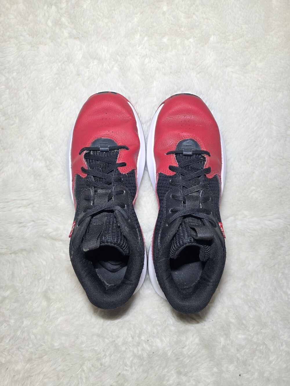 Under Armour Lockdown 7 Red Black Basketball Shoes Men 7 Women 8.5 Excellent - Picture 7 of 9